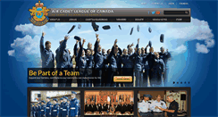 Desktop Screenshot of aircadetleague.com